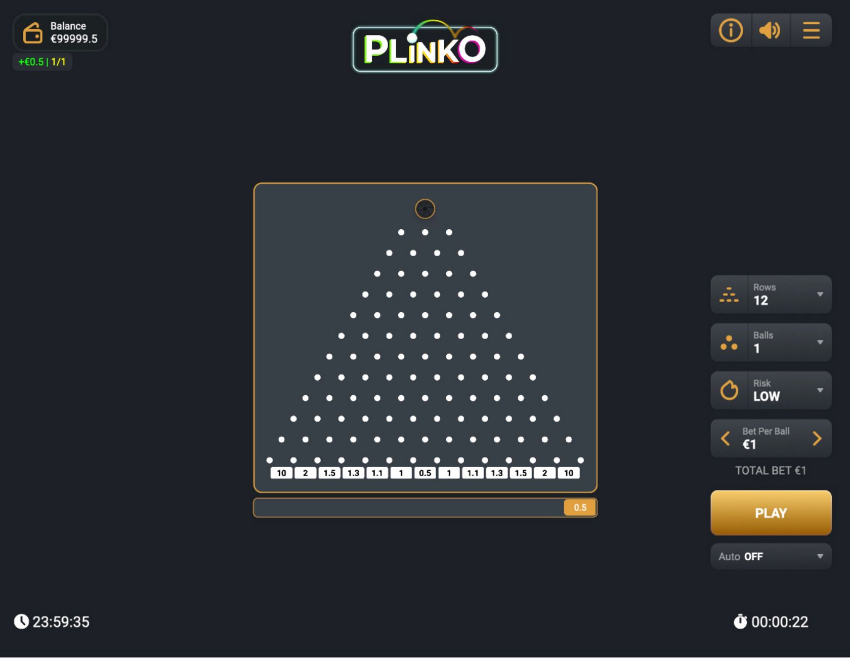 Plinko Gambling Establishment Video Game Bet Real Cash 2500$ Bonus!